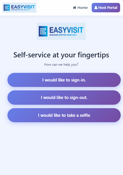 EasyVisit Visitor Portal